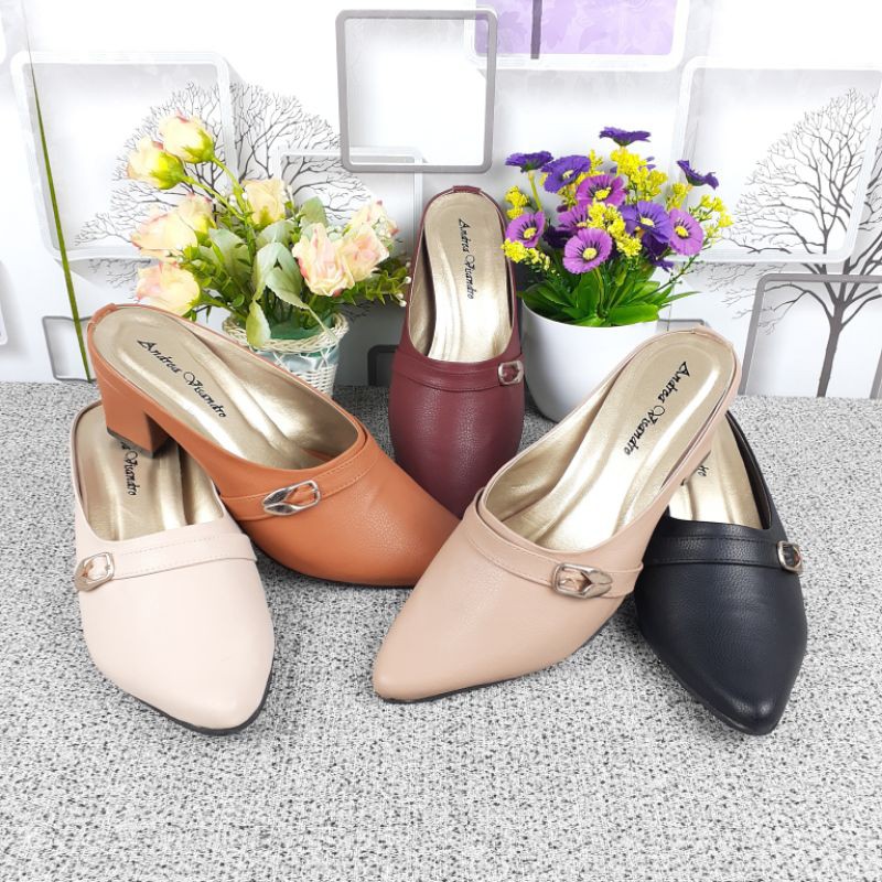 Andrea Visandro Sandal Hak Wanita 5 cm Davina BP 02-5