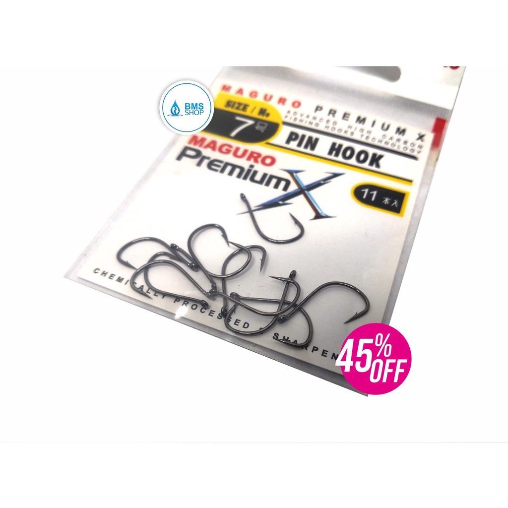 Mata Kail Pancing Maguro Pin Hook Premium  Lele Nila Galatama Gabus