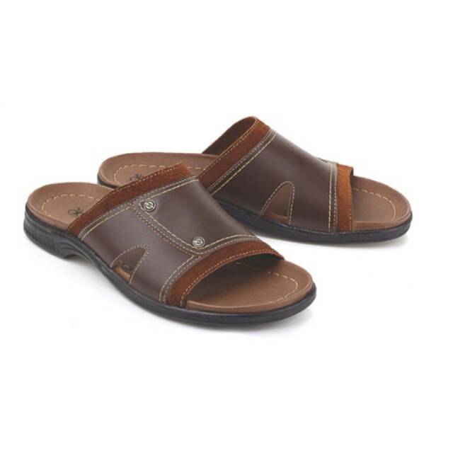Sandal selop casual pria,sandal  kulit pria,sandal cibaduyut, sandal kulit cowok, sandal kasual pria