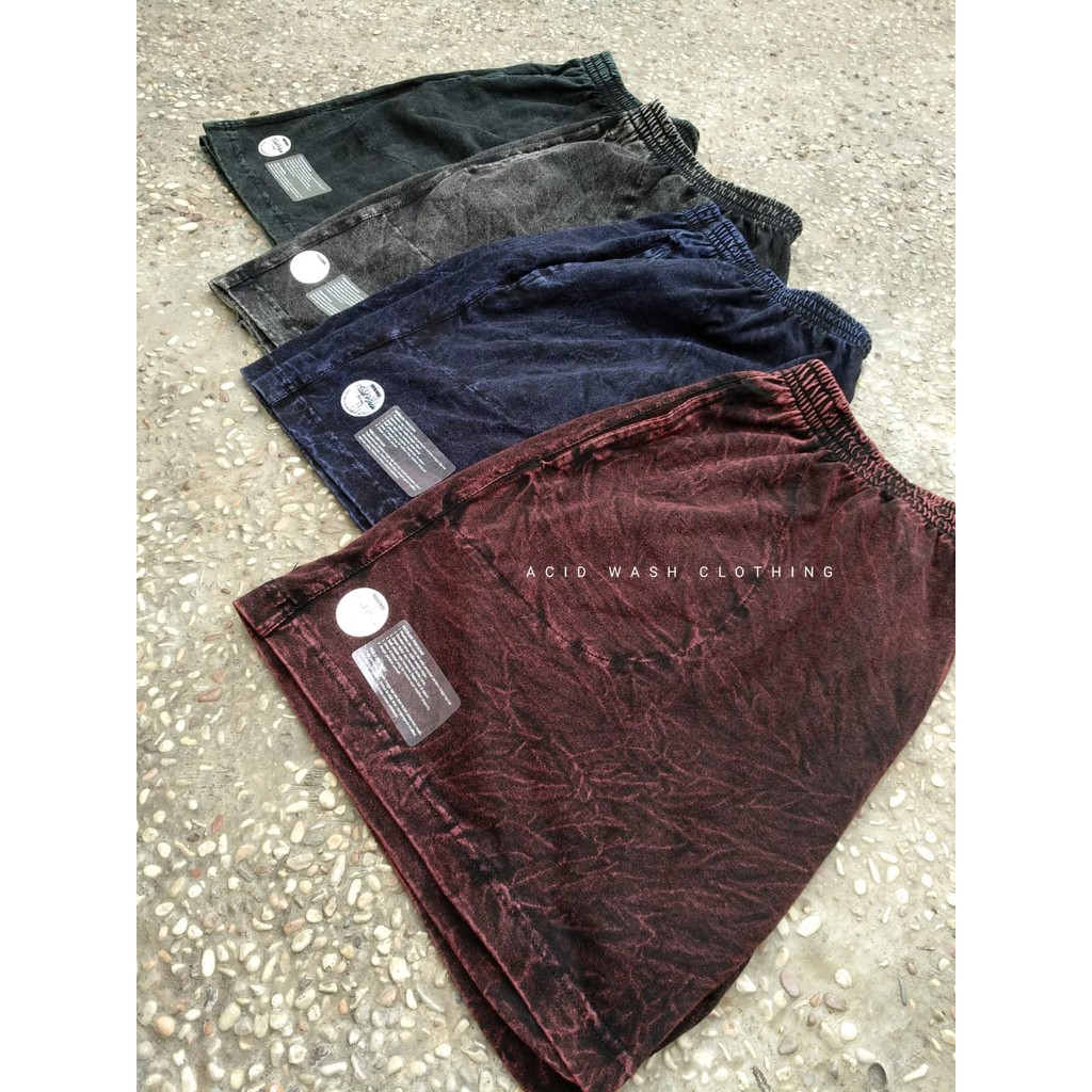 CELANA PENDEK / BOXER / CELANA SANTAI / WASHING/ TIE DYE / SANDWASH / STONES WASH.