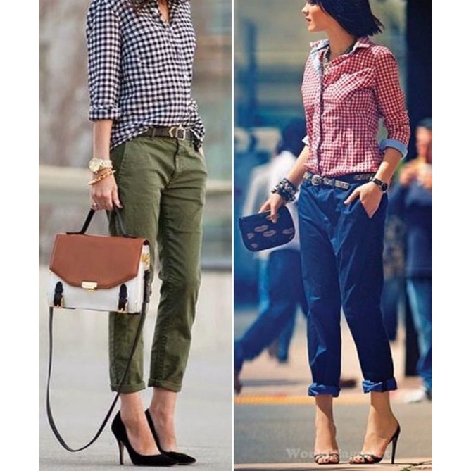 Celana Wanita Chino | Gap**Grilfriends | Twill Stretch