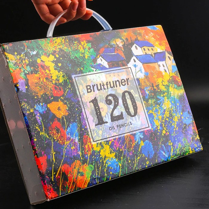 

(DISKON TERMURAH) Pensil Warna Brutfuner Painting Oil Pencil Artist Color Pencil Set 120