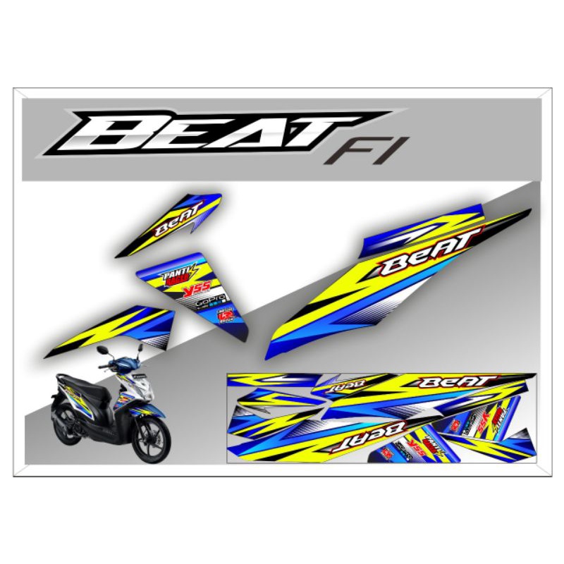 STRIPING HONDA BEAT FI RACING