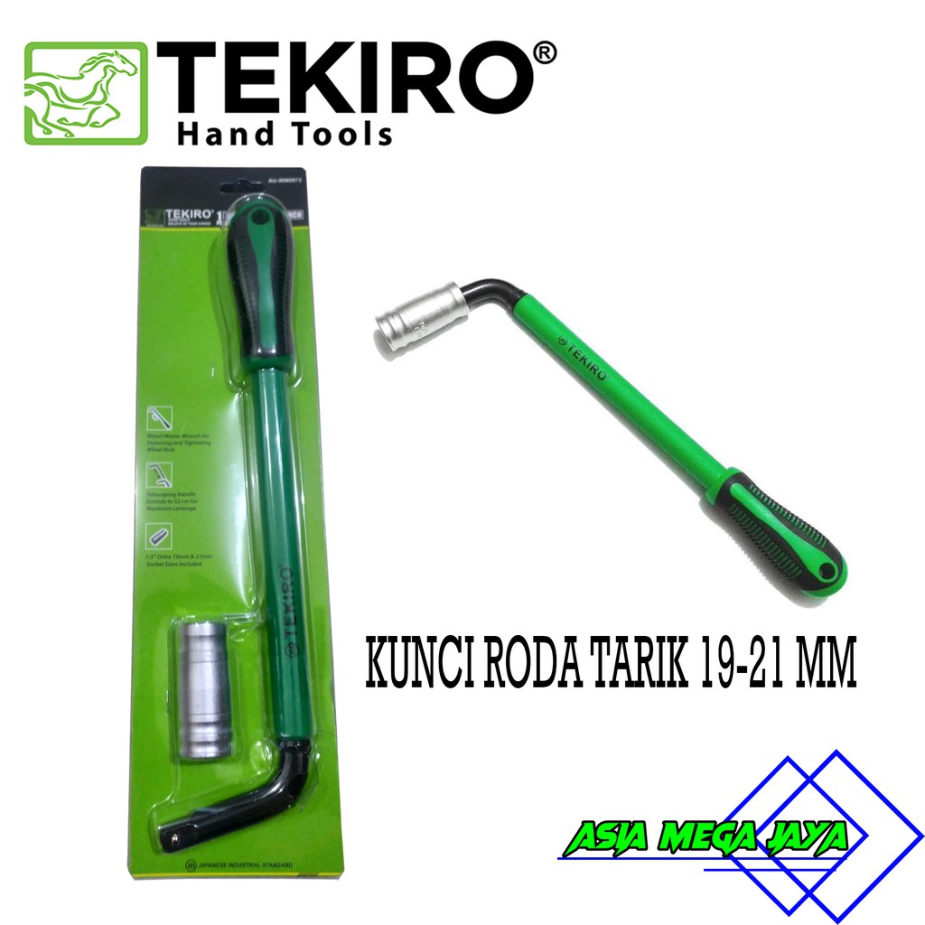 TEKIRO Kunci Roda Tarik 19 X 21 MM  BAN MOBIL WHEEL MASTER WRENCH 0975