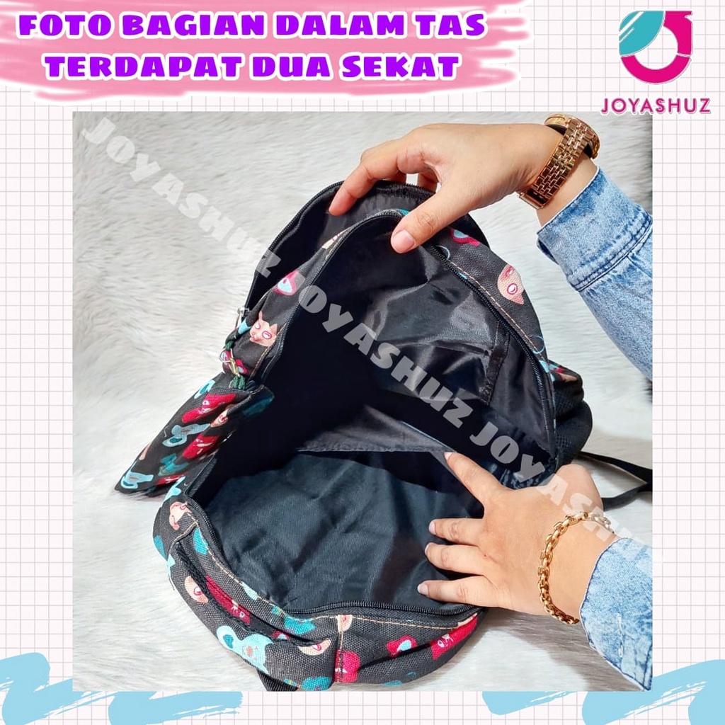 Tas Anak  Elmo Berbonus - Ransel Elmo Anak SD/SMP/SMA - Tas Sekolah Anak SD SMP SMA  Karakter -  Elmo Abstrak  - Tas Anak Perempuan SD SMP SMA Gratis Botol Dan Misting - Tas Sekolah Anak Perempuan Karakter Lucu - Joyashuz