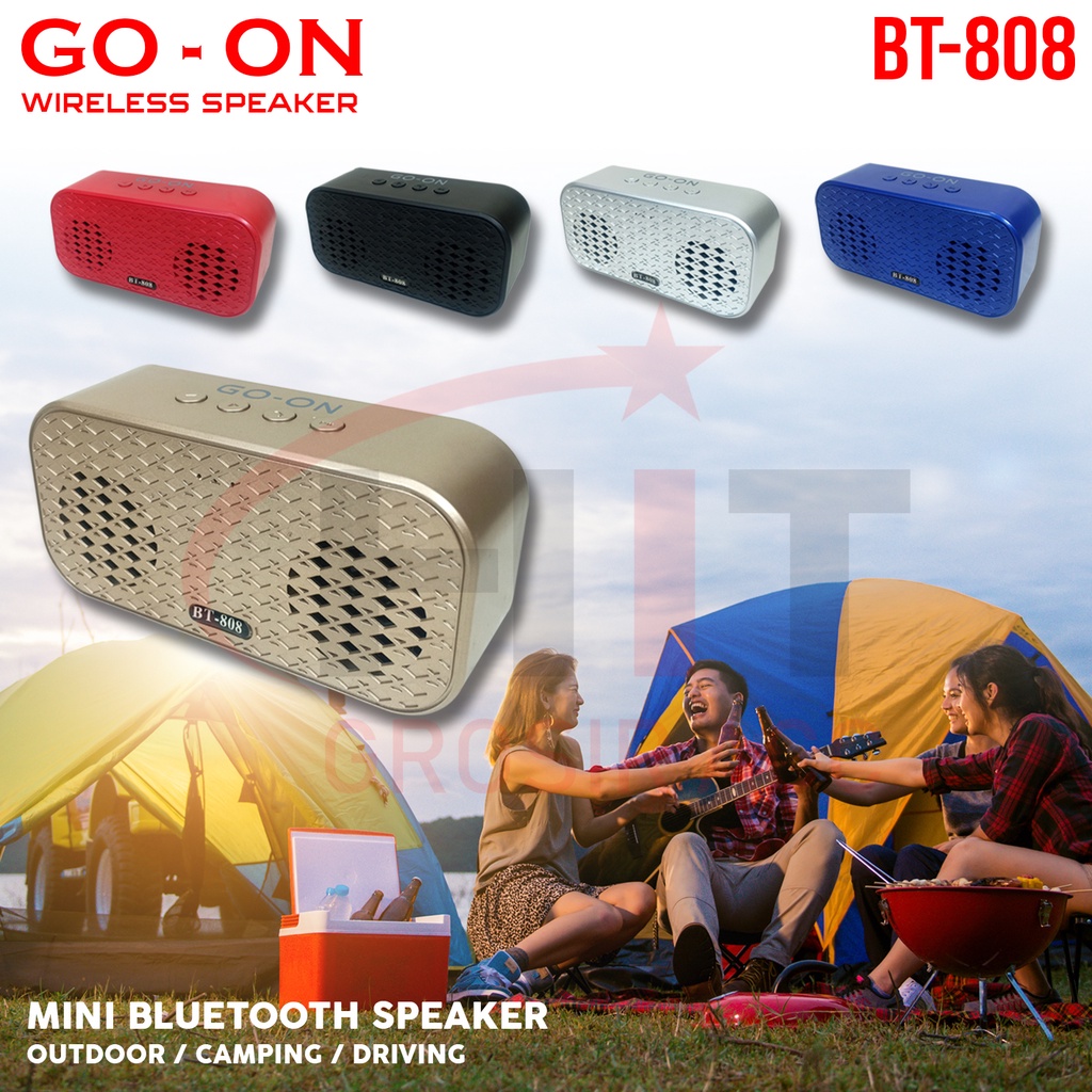 Speaker High Power Bluetooth Wireless GO-ON STEREO BT-808