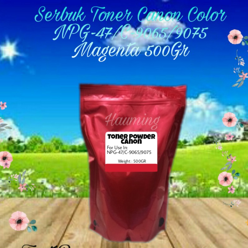 Serbuk Toner Canon Advance IR ADV NPG47 NPG-47 C9065 C9075 C-9065 9075 IRC9065 IRC9075 Magenta 500gr