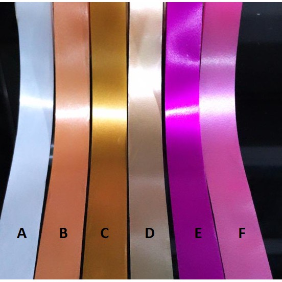 

Pita Kado Plastik Jepang Polos Minton Ribbon 2 cm ( per-meter )