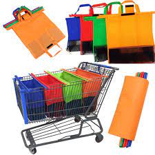 SHOPPING TROLLEY BAG BAHAN D300 BUKAN SPUNBON