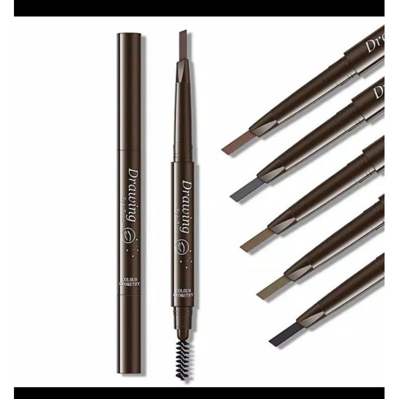 Pensil Alis DNM Eyebrow Pencil Waterproof Import Original Nyumil Store