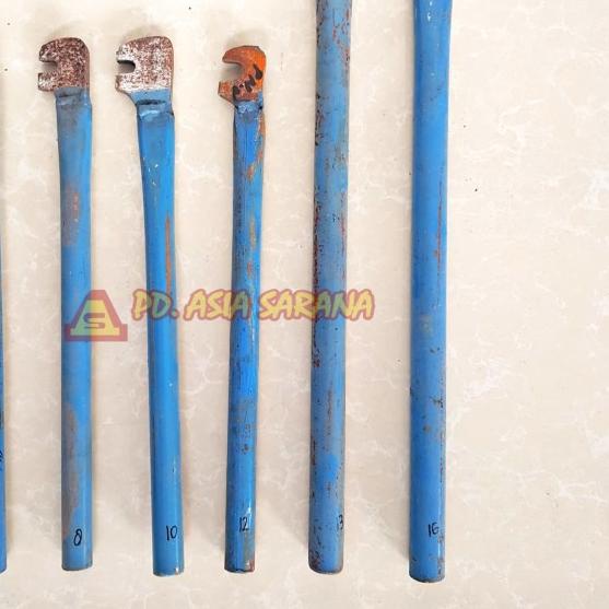 Kunci Besi Bulat Pipa [6-16mm] / Alat Pembengkok Besi Beton Tekuk - 6mm