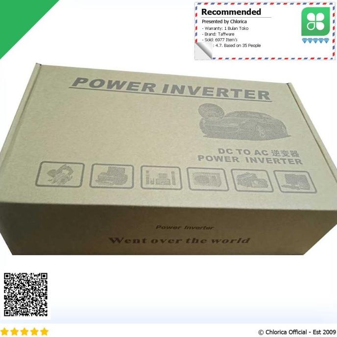 Taffware Car Power Inverter Dc 12V To Ac220V 1000W - Nbq1000W