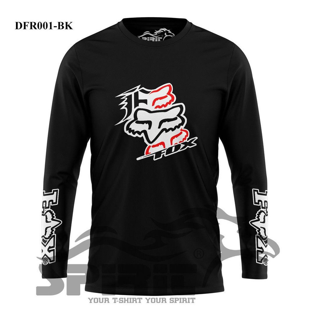 KAOS SEPEDA FOX PAKAIAN KOSTUM FOX BAJU FOK KAOS FOX LENGAN PANJANG - KAOS SEPEDA MURAH -RADSHA CLOT