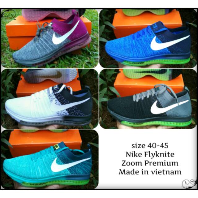 Sepatu Kets Nike Flyknite Zoom Premium vietnam Sport Sneakers Pria Galeri Intan Bandung1703.6036