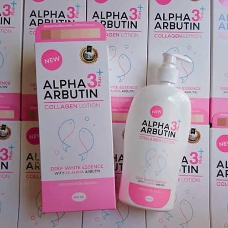 alpha arbutin 3+ collagen body lotion