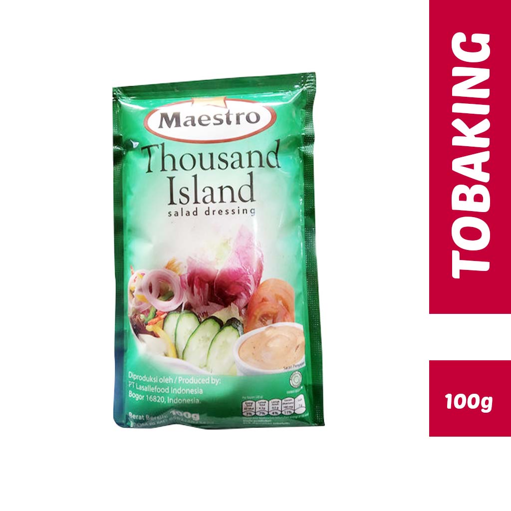 

MAESTRO Thousand Island sachet 100 gr Salad Dressing Sauce HALAL