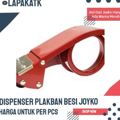 

[KODE 6403] Dispenser Lakban Plakban BESI JOYKO / KENKO