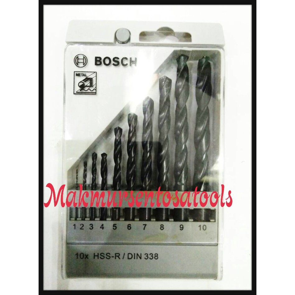 ORIGINAL - MATA BOR BESI SET 10PCS BOSCH ORI