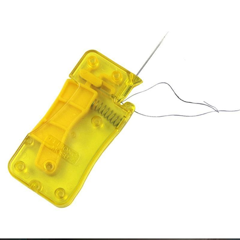 Alat Bantu Jahit Auto Needle Threader Hand Machine - ISY001 - Yellow