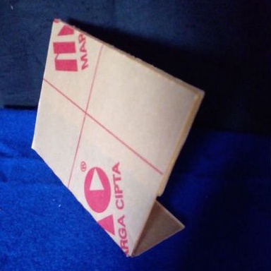 

Akrilik Display Tentcard, Tempat Brosur Ukuran 30x30cm Model L