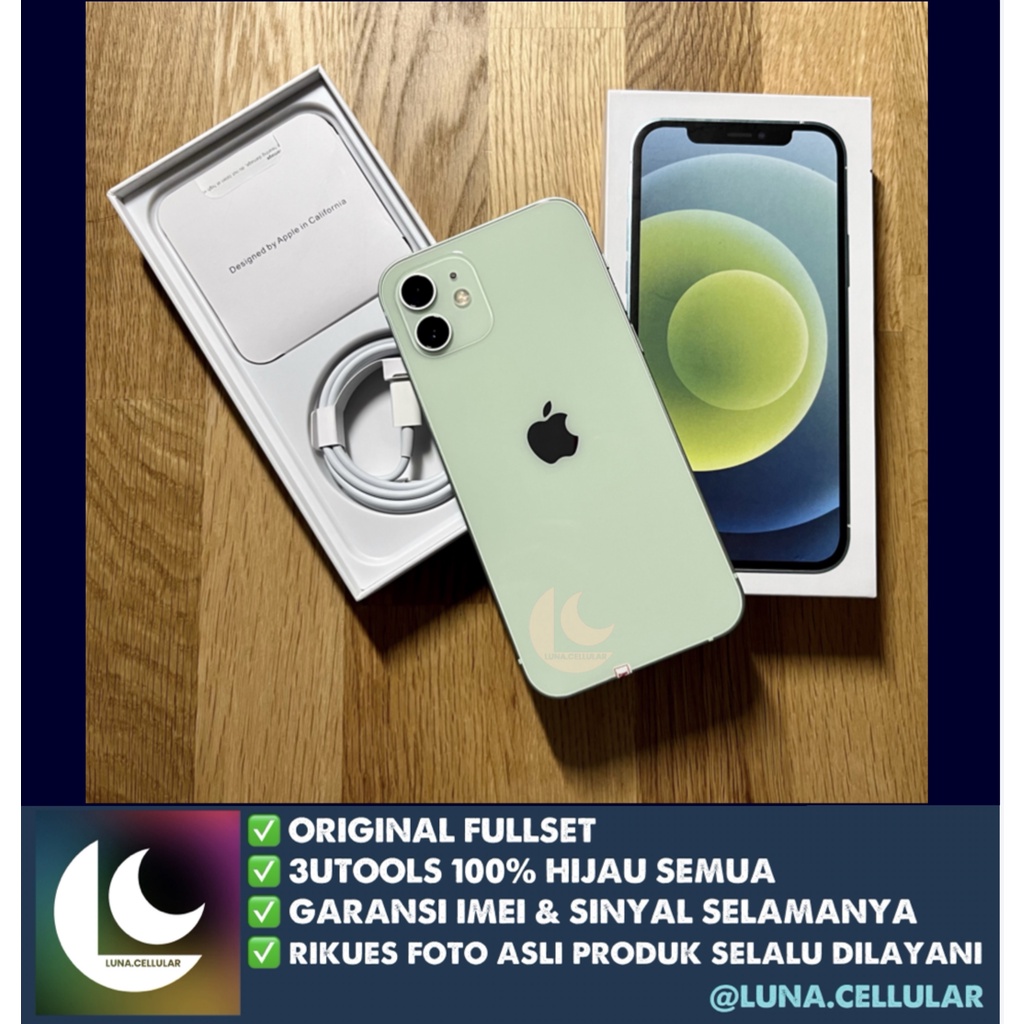 Iphone 12 64GB 128GB 256GB Second Seken Bekas Ori Asli