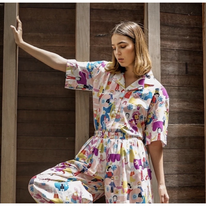 CALLA THE LABEL X IDEKU | VEST, SHORT SHIRT | READY SIAP KIRIM | JADETABEK GOSENT/GRAB