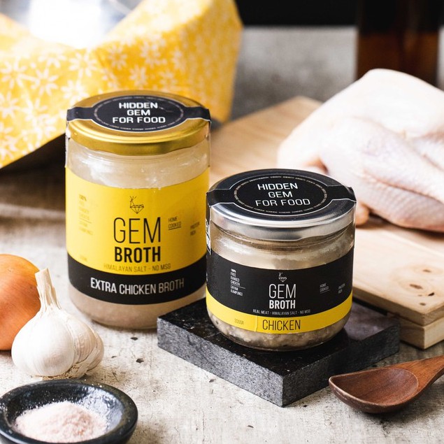 

Paket Extra Gem broth / paket nasi hainam rice cooker / kaldu ayam kampung / chicken broth / kaldu