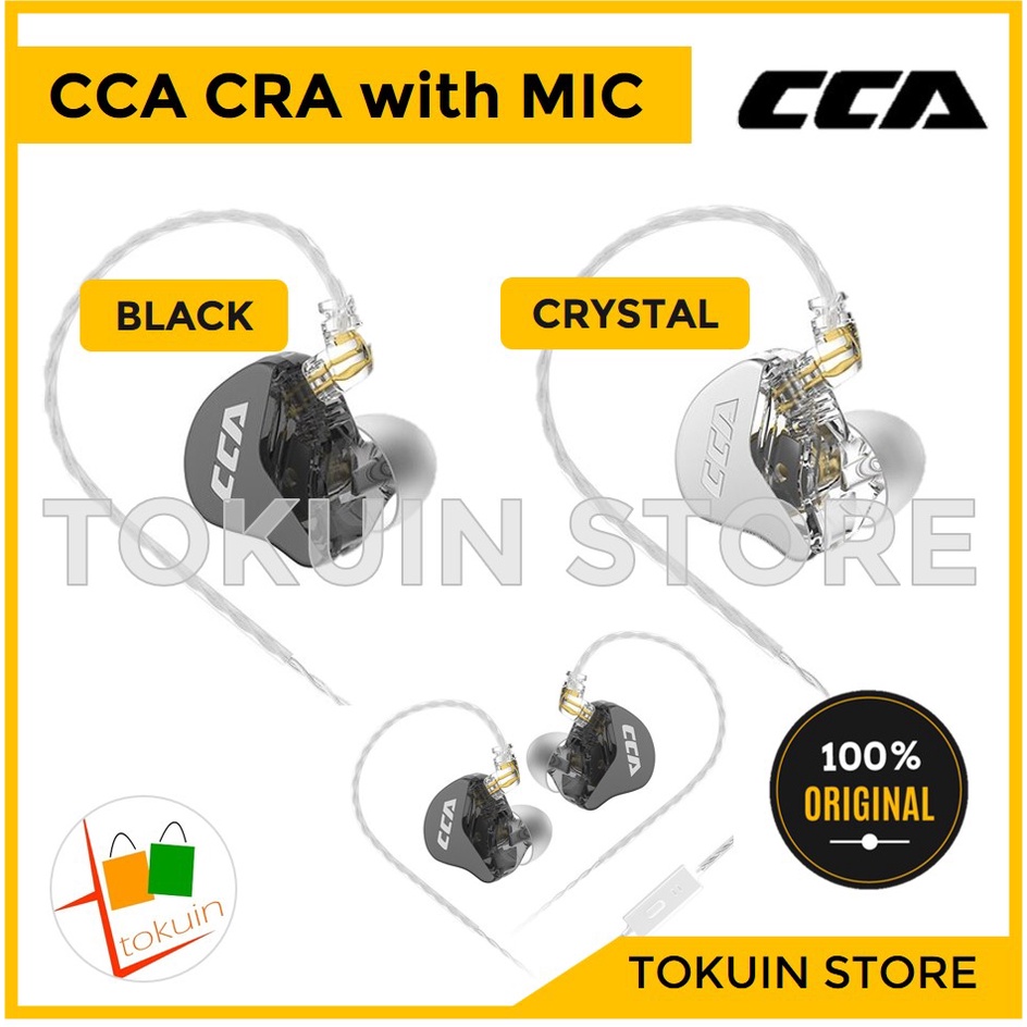 CCA CRA In Ear Earphone HiFi IEM Headset with Mic alt ZSN EDX Pro NRA