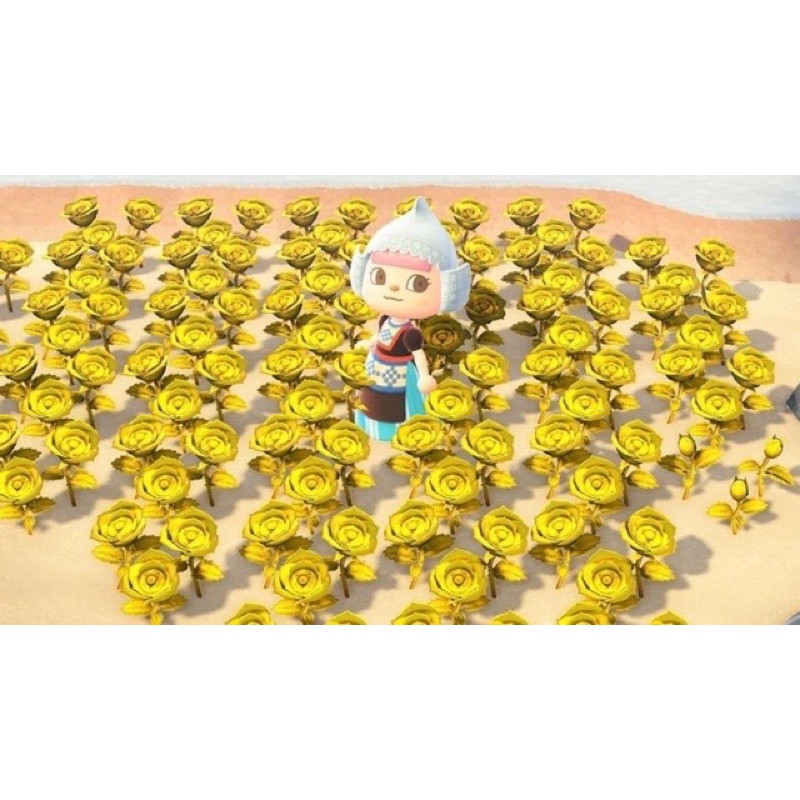 Jual animal crossing gold rose 10pcs | Shopee Indonesia