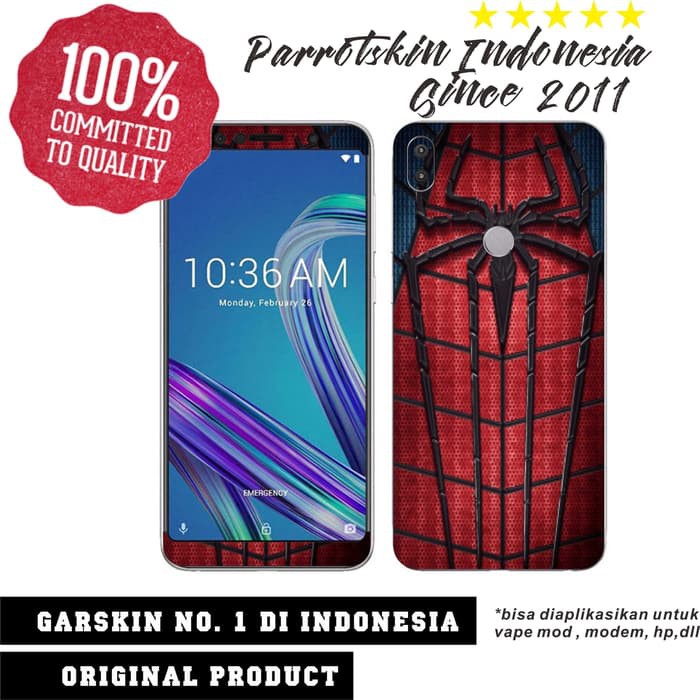 Garskin Skin Asus Zenfone Max Pro M1 Spiderman case