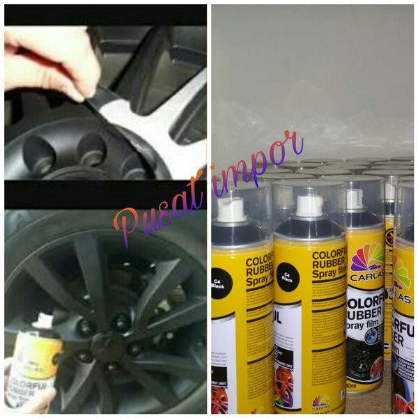 New -  CARLAS RUBBER PAINT  BLACK C4 LIMITED EDITION