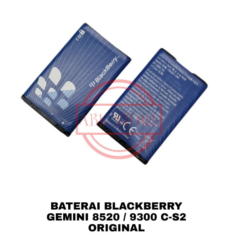 BATRE BATERAI BATTERY BLACKBERRY GEKIMI 8520 / 9300 BB C-S2 ORIGINAL