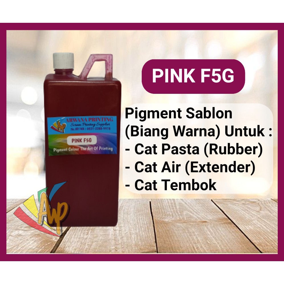 

Biang Warna Sablon Pigment Pink F5G 1kg