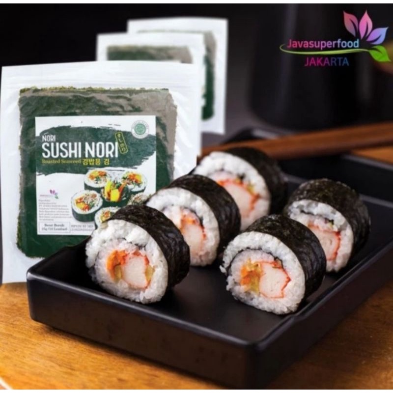 sushi nori seaweed Java superfood roasted seaweed / rumput laut panggang halal 5 / 10 / 20 / 50