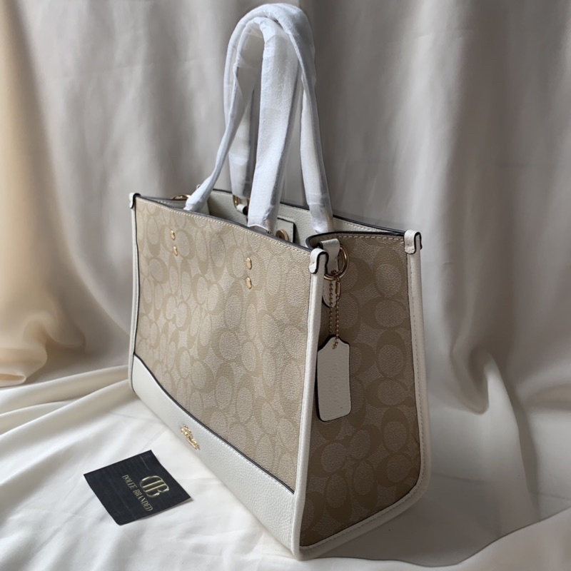COACH DEMPSEY CARRYALL IN SIGNATURE CANVAS
