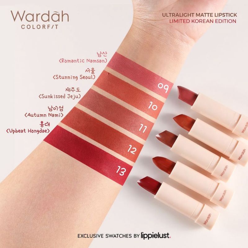 Wardah Colorfit Ultralight Matte Lipstick | Lipstik