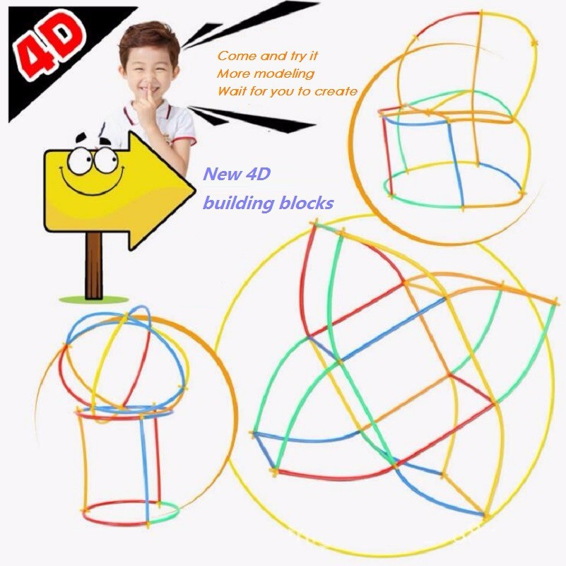 Mainan Anak Mainan Kreativitas Bangunan 4D