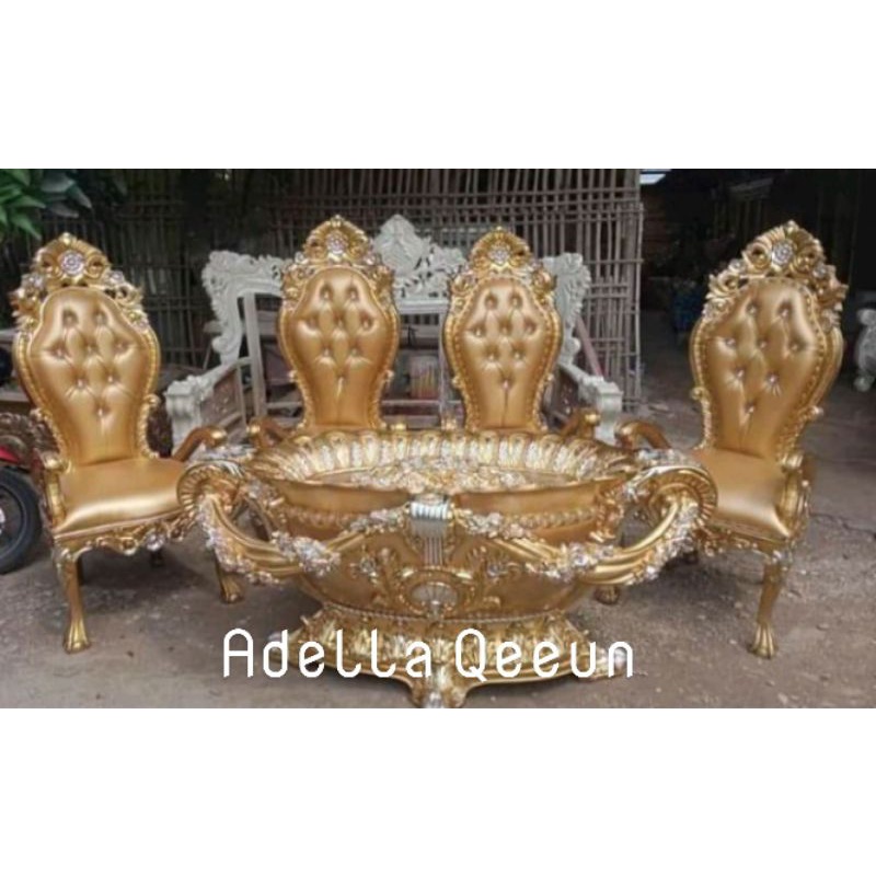 meja makan ukir mewah jepara