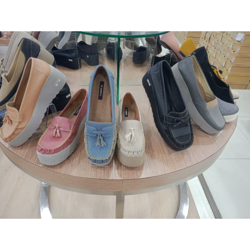 termurah sepatu wanita 195.000 merk branded st.moritz dijamin bagus awet dan nyaman dipakainya y kak