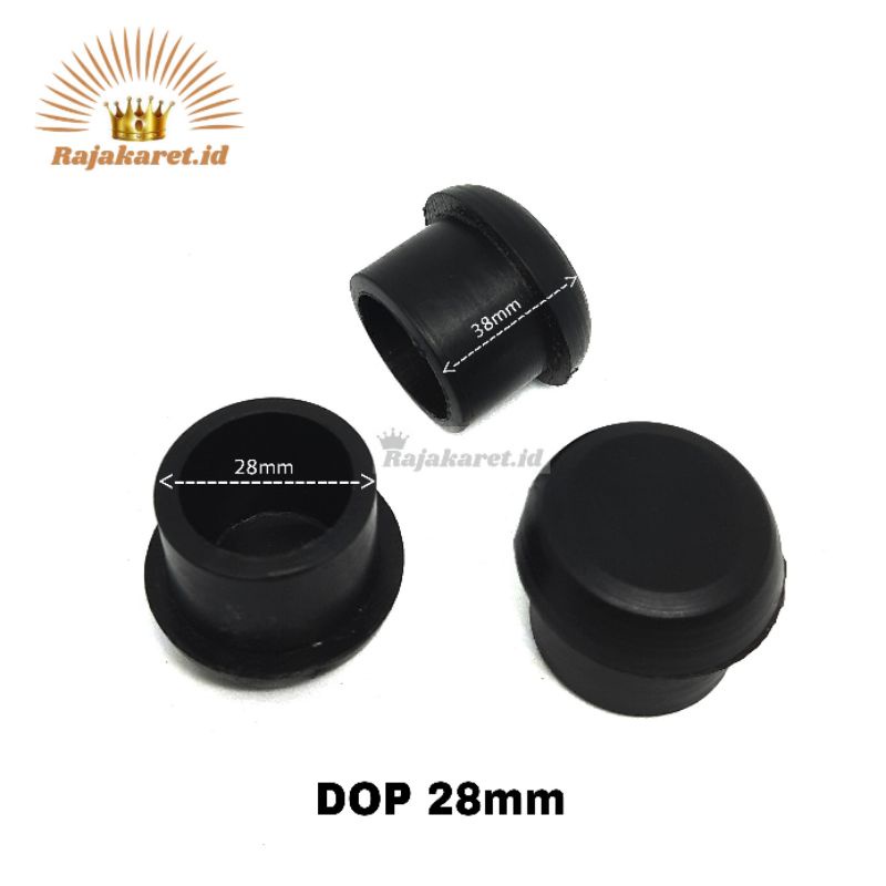 Plastik DOP 28mm Kaki Kursi Meja Tutup Besi Pipa Pengaman Kaki Kursi Meja