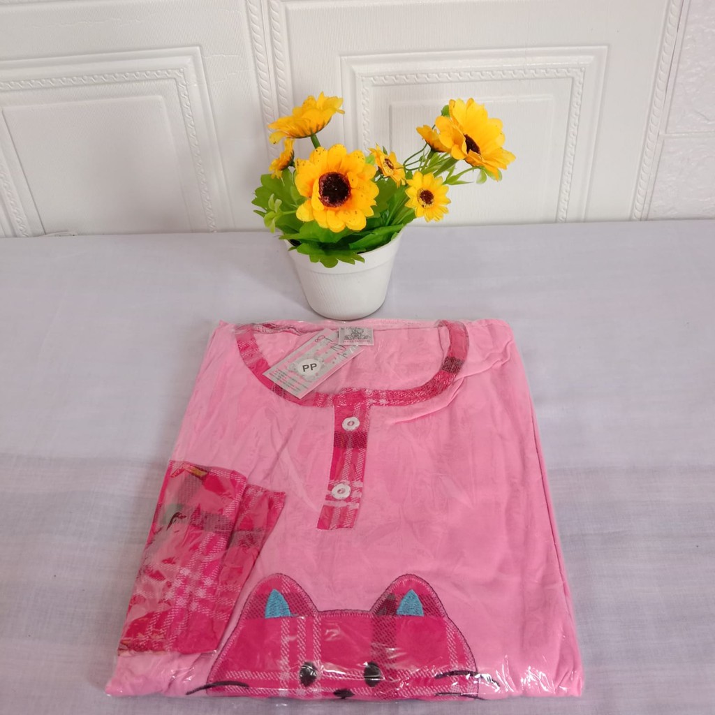 PP Starlie Standar - Baju Tidur Wanita Bahan Kaos Uk Standar L-XL Setelan Baju Santai Merk Starlie-3