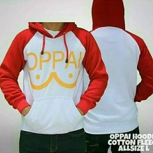 HOODIE JACKET JAKET OPPAI SAITAMA