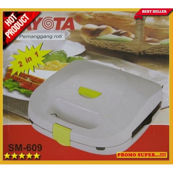 SAYOTA SANDWICH & WAFFLE MAKER SM-609 Y2567