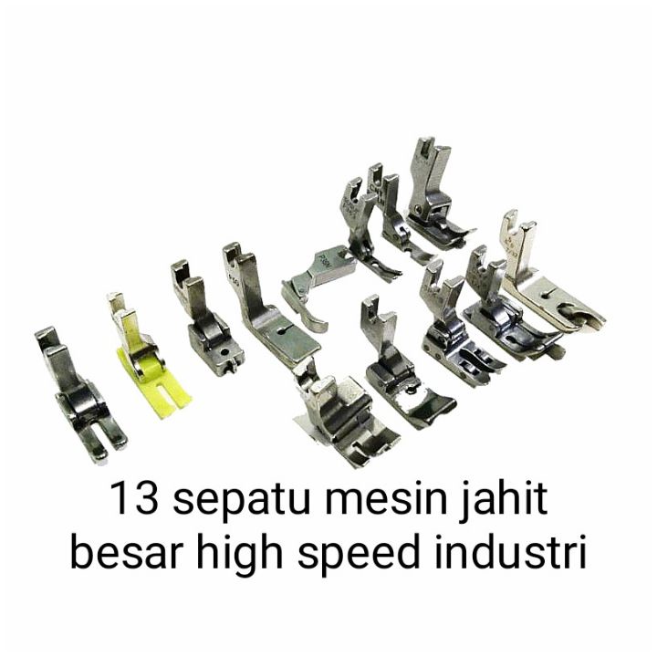 paket sepatu mesin jahit highspeed isi 13 sepatu/ Alat jahit / kebutuhan menjahit / alat alat mesin 