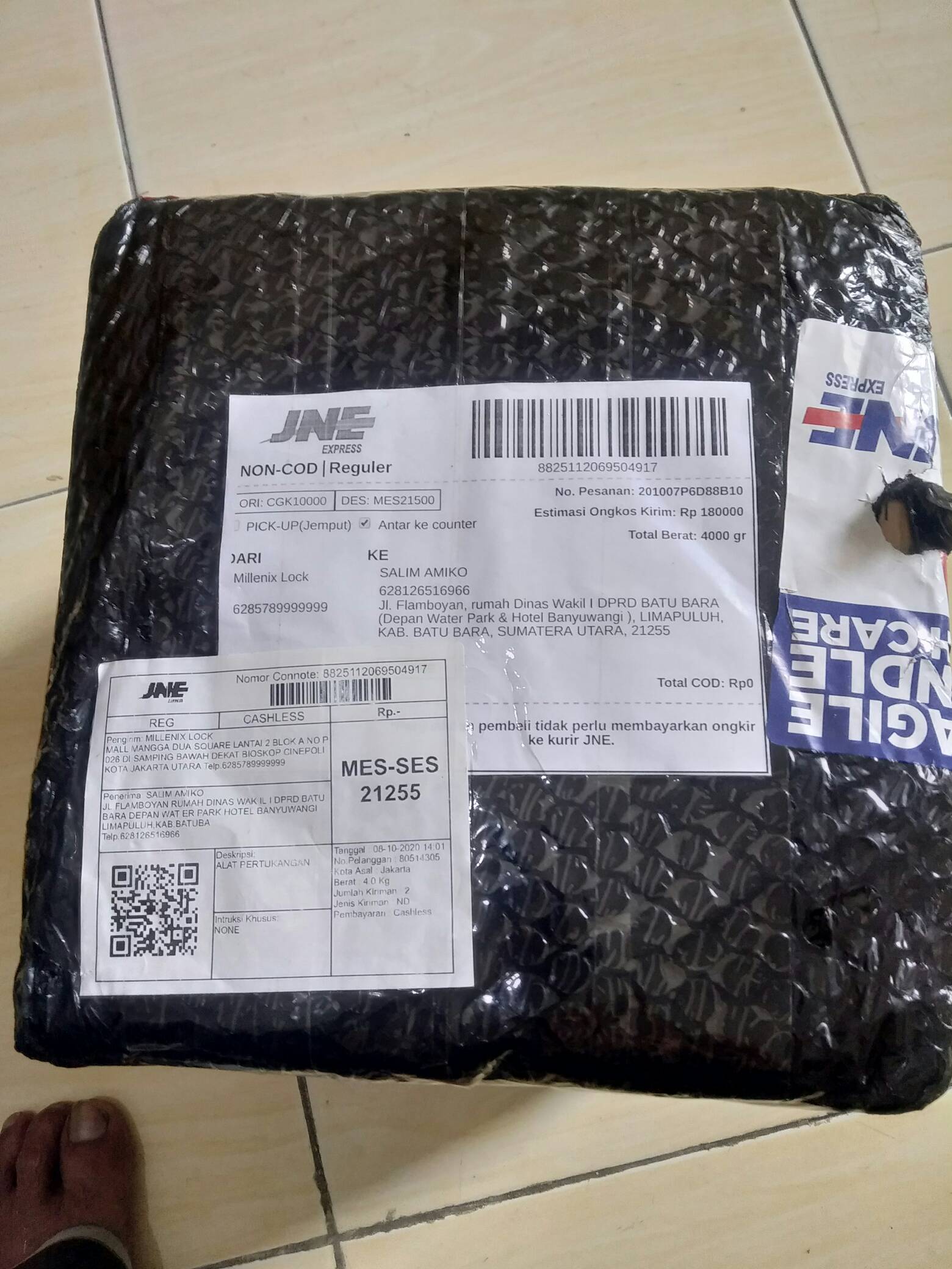 Kunci Pintu Kaca Digital Millenix Mx-110 Black , Finger Print - Code - Card