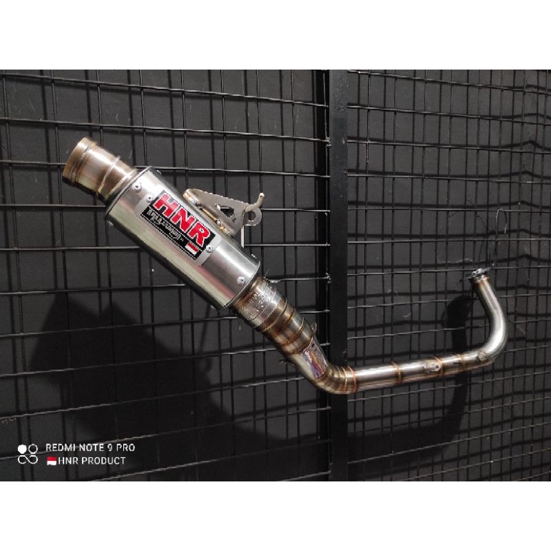 Knalpot Racing Road Race Matic 130cc Mio Sporty Beat Spin Scoopy Mio Soul type K2 Short Original HNR