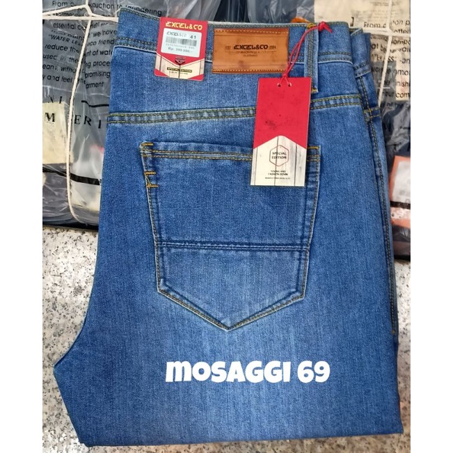 CELANA PANJANG JEANS 39/44 PRIA RING JUMBO REGULER