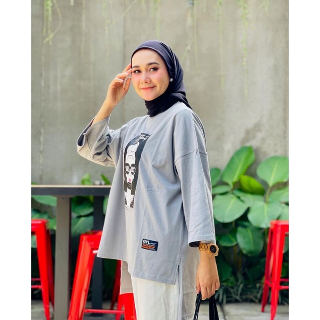 BLOUSE KAOS WANITA DARA KEKINIAN // ATASAN WANITA POLOS SIMPEL