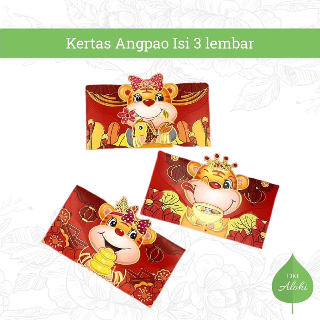 

Angpao Tahun Macan Harimau 2022 Imlek Sincia Lucu Murah Grosir