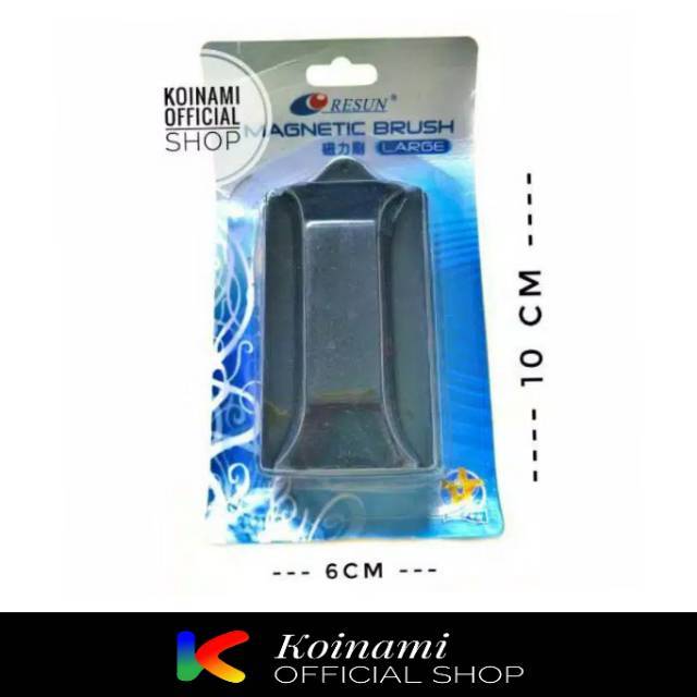 RESUN MAGNET L / pembersih kaca aquarium / aqua scape / hewan / ikan koi arwana / acc